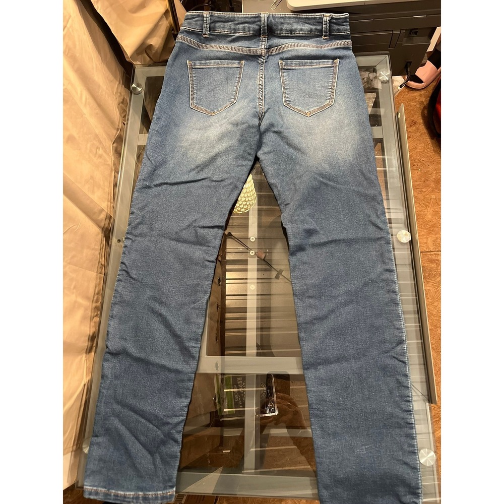 Christopher & Banks Denim Jeans Medium Wash Straight Leg Size 6 Average
